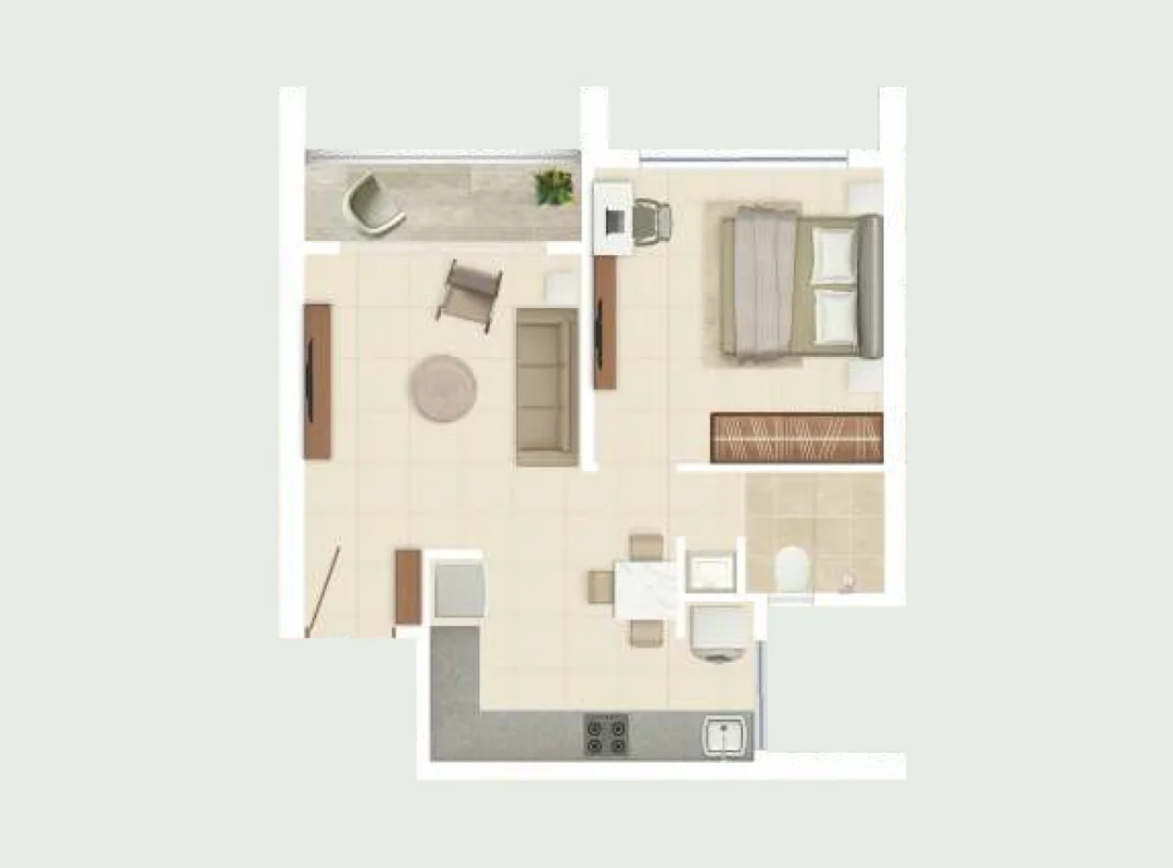 1 BHK Rohan Harita